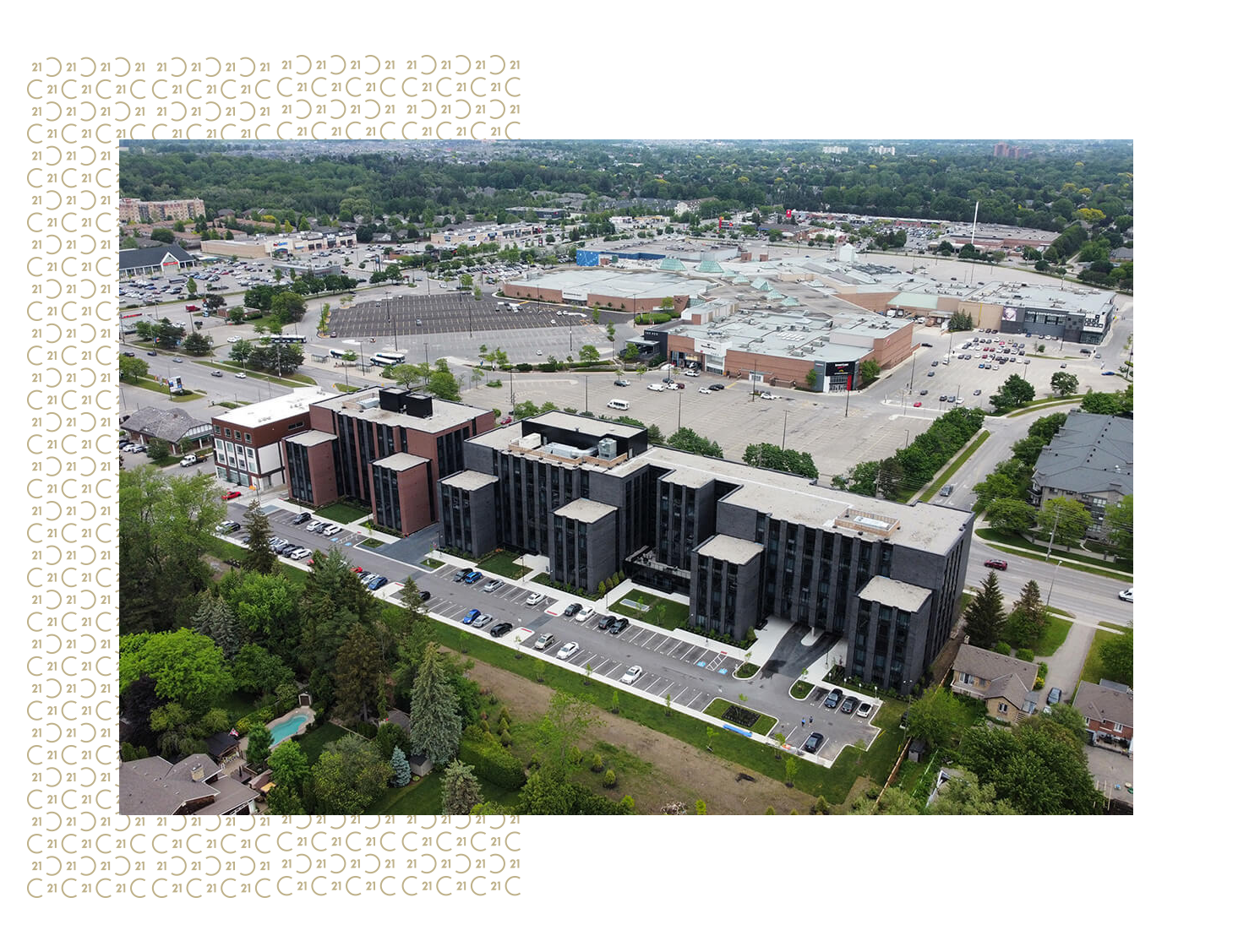 Masonville mall aerial street shot - Masonville 购物中心及周边街景航拍